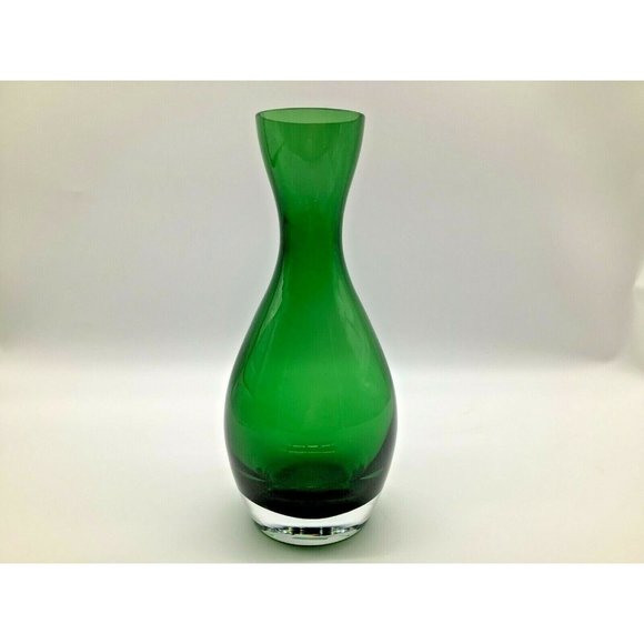 Crate and Barrel Diva Emerald Green Vase, Poland - Picture 5 of 9